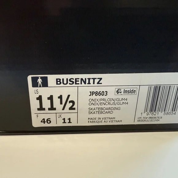 Adidas Men's Gray and Black Sneakers - Picture 4 of 4